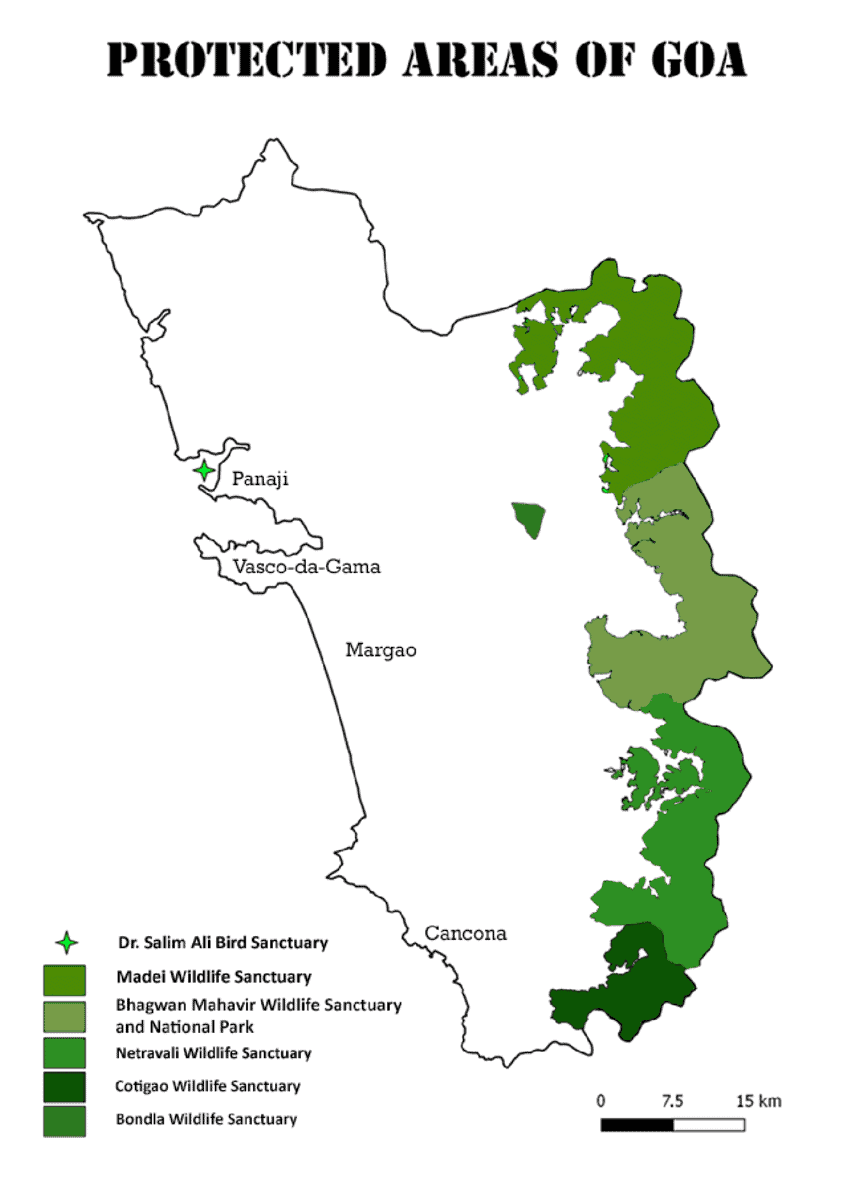 Goa’s protected area’s