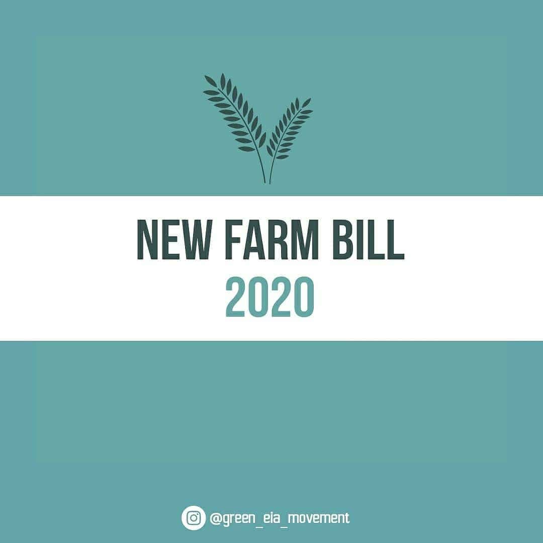 New farm Bill 2020