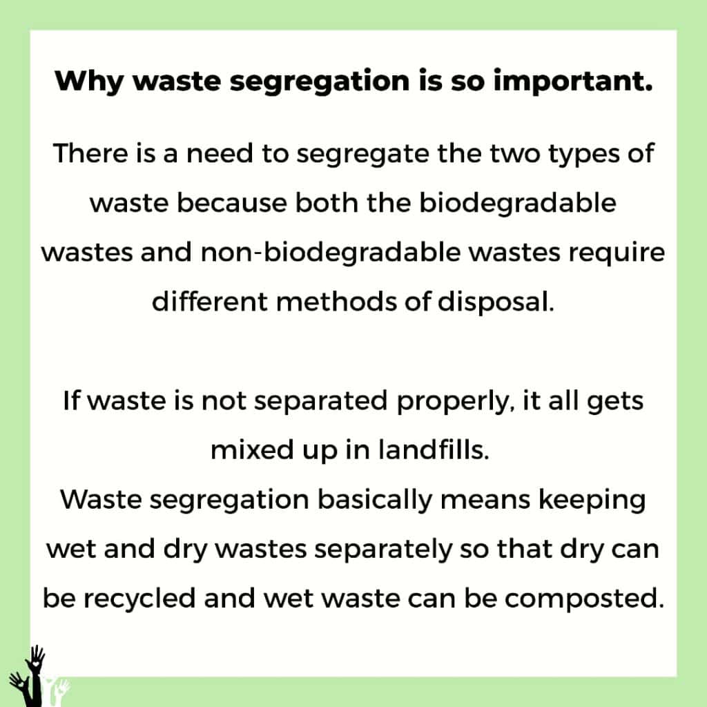 why segregation of waste is important essay